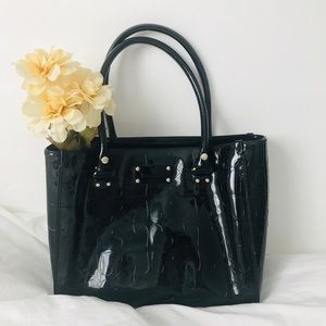 Kate Spade Quinn Ace Of Spades Embossed Satchel